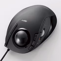 Elecom M-DT1URBK, Mano destra, Ottico, USB tipo A, 1500 DPI, Nero