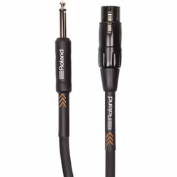 Roland RMC-B20-HIZ, 6.35mm, Maschio, XLR, Femmina, 6 m, Nero