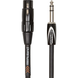 Roland RCC-5-TRXF cavo audio 1,5 m 6.35mm TRS XLR Nero
