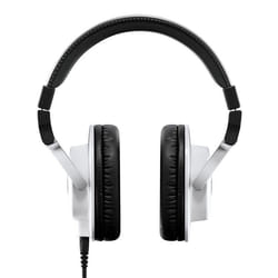 Yamaha HPH-MT5W cuffia e auricolare Cuffie Cablato A Padiglione Nero, Argento