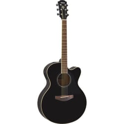 Yamaha CPX600 BL Chitarra acustico-elettrica Jumbo 6 corde Nero