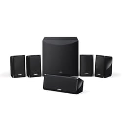 Yamaha NSP41 set di altoparlanti Home theatre Nero 5.1 canali 2-vie 100 W