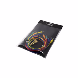 Korg SQ-CABLE-6 cavo audio 0,75 m 3.5mm Blu, Verde, Arancione, Viola, Rosso, Giallo