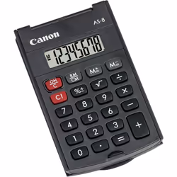 Canon AS-8 calcolatrice Tasca Calcolatrice con display Grigio - Vista aggiuntiva 4