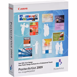 Canon Poster Artist, Editor grafico, Inglese, 1 licenza/e, Windows 2000, Windows 2000 Professional, Windows Vista Business, W ...