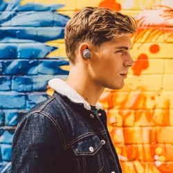 Audio-Technica ATH-CKR7TW Auricolare Wireless In-ear Musica e Chiamate Micro-USB Bluetooth Grigio - Vista aggiuntiva 4