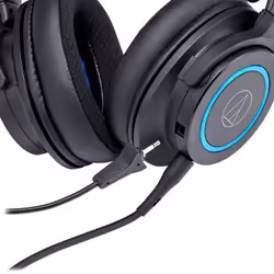 Audio-Technica ATH-G1 cuffia e auricolare Cablato A Padiglione Gaming Nero, Blu - Vista aggiuntiva 6