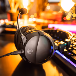 Audio-Technica ATH-GL3 Auricolare Cablato A Padiglione Gaming Nero - Vista aggiuntiva 5
