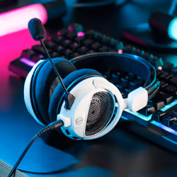 Audio-Technica ATH-GDL3 Auricolare Cablato A Padiglione Gaming Bianco - Vista aggiuntiva 3