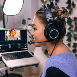 Audio-Technica ATH-M50XSTS cuffia e auricolare Cablato A Padiglione Gaming Nero - Vista aggiuntiva 7