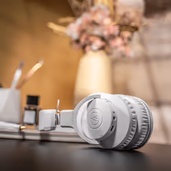 Audio-Technica ATH-M20xBT Auricolare Con cavo e senza cavo A Padiglione MUSICA Bluetooth Bianco - Vista aggiuntiva 4