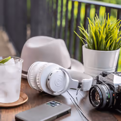 Audio-Technica ATH-M20xBT Auricolare Con cavo e senza cavo A Padiglione MUSICA Bluetooth Bianco - Vista aggiuntiva 5