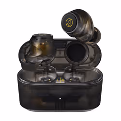 Audio-Technica ATH-CKS30TW+ Auricolare True Wireless Stereo (TWS) In-ear Musica e Chiamate USB tipo-C Bluetooth Nero, Trasparente - Vista aggiuntiva 2