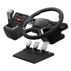 Hori Force Feedback Truck Control System Nero USB Volante + Pedali + Joystick PC
