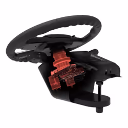Hori Force Feedback Truck Control System Nero USB Volante + Pedali + Joystick PC - Vista aggiuntiva 6