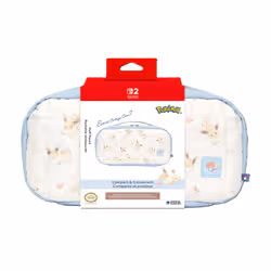 Hori NSX-086E custodia per console portatile Valigia da viaggio Nintendo Blu, Bianco - Vista aggiuntiva 4