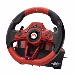 Hori NSX-123E periferica di gioco Nero, Rosso USB Sterzo + Pedali Nintendo Switch 2, Nintendo Switch OLED, Nintendo Switch - Vista aggiuntiva 5
