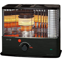 Toyotomi - Zibro Stufa rc 32 Meccanica a Combustibile Meccanica Doppia Camera, 3200 w, Nero Acciaio