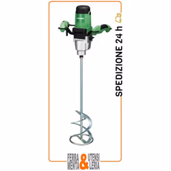 UM16VST2 Miscelatore 160mm – 1.600 W Caratteristiche Miscelatore da 1.600W, con cambio meccanico a 2 velocità e regolazione e ...