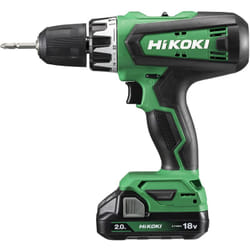 Hikoki - Schlagbohrschrauber DV18DF (18V, Li-Ion, Mechanisches 2-Gang Getriebe, 55 Nm Drehmoment, led, im Transportkoffer inkl. 2 18V Akkus BSL1820M