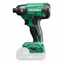 Hikoki WH18DAW4Z, Cacciavite a percussione, Impugnatura a pistola, 1/4", Mandrino a rilascio rapido, Nero, Verde, Spazzolato