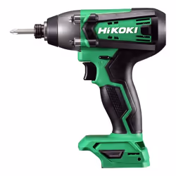 Hikoki WH18DFW2Z, Cacciavite a percussione, Impugnatura a pistola, 1/4", Nero, Verde, Spazzolato, 2400 Giri/min