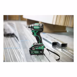Hikoki WH18DCW4Z cacciavite elettrico e avvitatore a impulso 3400 Giri/min Nero, Verde - Vista aggiuntiva 4