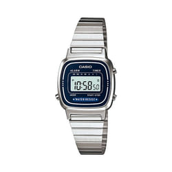 Casio LA670WA-2DF orologio Orologio bracciale Elettronico Nero, Acciaio inox