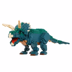 Nanoblock Triceratops - Deluxe Edition - Vista aggiuntiva 4