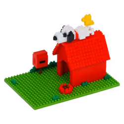 Nanoblock Snoopy House, Set da costruzione, 330 pz