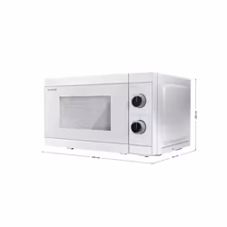 Sharp YC-MS01E-C forno a microonde Bianco Solo microonde Superficie piana 20 L 800 W - Vista aggiuntiva 4