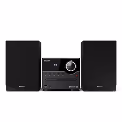 Sharp XL-B512(BK) set audio da casa Microsistema audio per la casa 45 W Nero - Vista aggiuntiva 8
