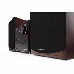 Sharp XL-B512(BR) set audio da casa Microsistema audio per la casa 45 W Marrone - Vista aggiuntiva 4