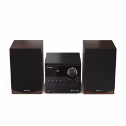 Sharp XL-B512(BR) set audio da casa Microsistema audio per la casa 45 W Marrone - Vista aggiuntiva 7