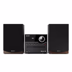 Sharp XL-B512(BR) set audio da casa Microsistema audio per la casa 45 W Marrone - Vista aggiuntiva 8
