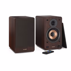 Sharp BOOKSHELF SPEAKERS 2-vie Marrone Con cavo e senza cavo 60 W - Vista aggiuntiva 8