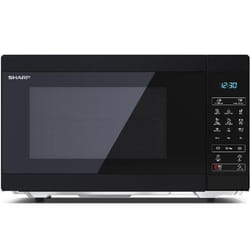 Sharp YC-MG81E-B forno a microonde Nero Microonde con grill Superficie piana 28 L 900 W