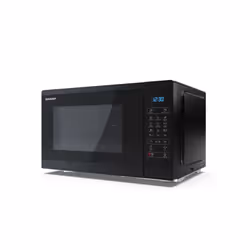 Sharp YC-MG252AE-B forno a microonde Nero Microonde con grill Superficie piana 25 L 900 W