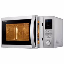 Sharp Home Appliances R-822STWE Acciaio inox Microonde combinato Superficie piana 25 L 900 W