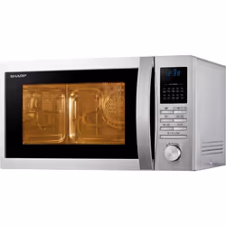 Sharp Home Appliances R-822STWE Acciaio inox Microonde combinato Superficie piana 25 L 900 W