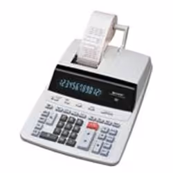 Sharp CS-2635RH, Desktop, Calcolatrice con stampa, 12 cifre, Nero, Argento