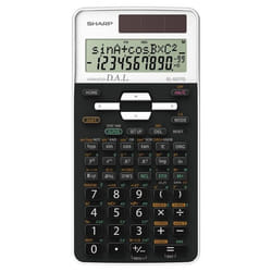 Sharp EL-531TG calcolatrice Tasca Calcolatrice scientifica Nero, Bianco