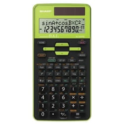 Sharp EL-531TG calcolatrice Tasca Calcolatrice scientifica Nero, Verde