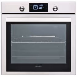 Sharp Home Appliances K-71V28IM2, Largo, Forno elettrico, 78 L, 78 L, Pirolitico, Da incasso