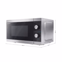 Sharp Home Appliances YC-MS01E-S forno a microonde Solo microonde Superficie piana 20 L 800 W - Vista aggiuntiva 5
