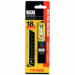 Rottura lama RAZAr BLACK BLADE ™ Tagliente dritto Lama particolarmente affilata per alta qualità di taglio in materiali sotti ...
