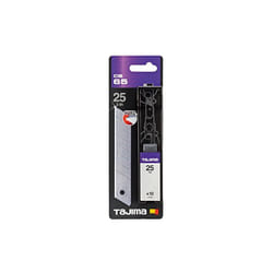 Tajima - CB65 10-piece 'Endura lame di ricambio, colore: Argento, 25 mm, confezione da 10 pezzi