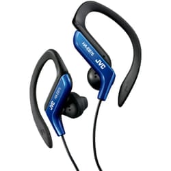 JVC HA-EB75 Cuffie Cablato A clip, In-ear Sport Nero, Blu