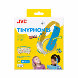JVC HA-KD7-Y Auricolare Cablato A Padiglione MUSICA Blu, Giallo