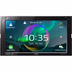 JVC KW-M875DBW Ricevitore multimediale per auto Nero Wi-Fi 180 W Bluetooth